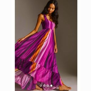 Nikita Mhaisalkar Square-Neck Maxi Dress